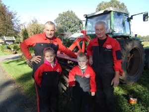 Marty, Wim, Robin en Matz Reurink